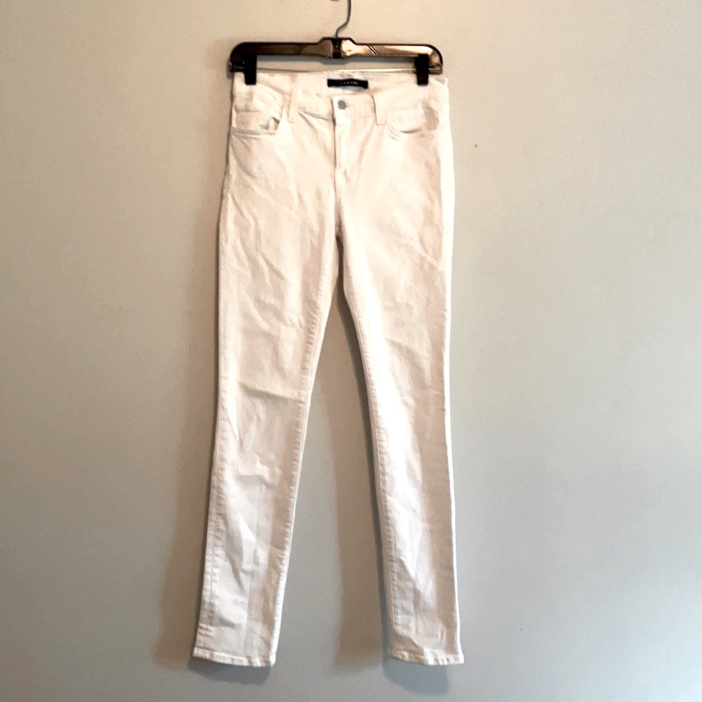 J Brand white blanc skinny jeans